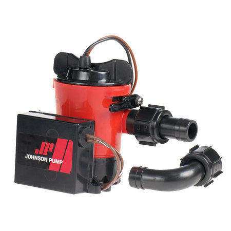 JOHNSON PUMP 500 GPH Auto Bilge Pump 3/4" Hose 12V Dura Port 07503-00